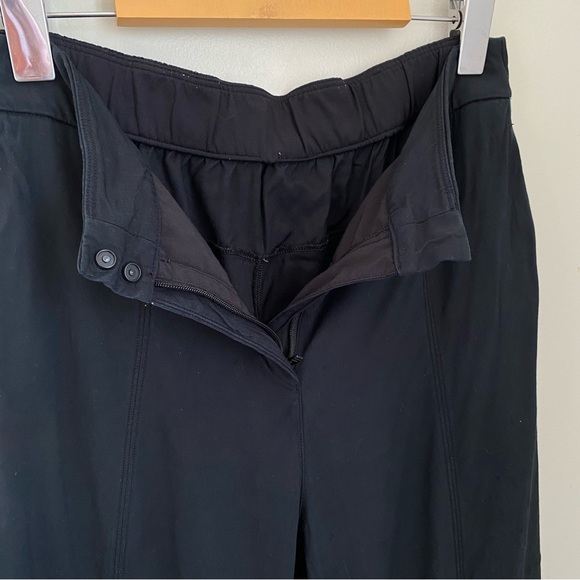 Lululemon Dynamic Days Pant *Cupro Modal Black Size 8 Lightweight Athleisure - Picture 10 of 12